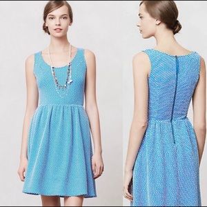 Maeve for Anthropologie Caldera Polka Dot dress
